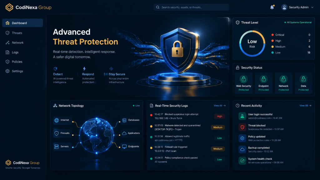 What is meant by web security?